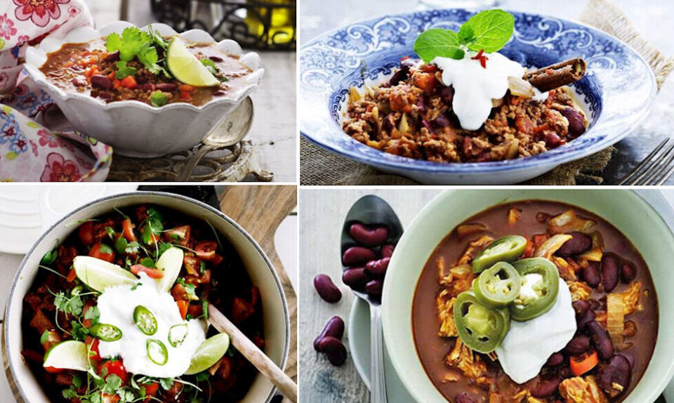 Opskrift på chili con carne