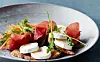 salat med bresaola og gedeost