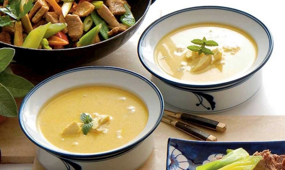 Opskrift på karrysuppe med kylling