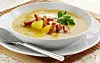 Karrykartoffelsuppe med bacon