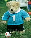 Sejt fodboldtøj til build-a-bear fra Hendes Verden