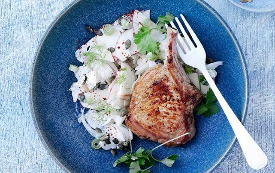 Krydret kotelet & slaw
