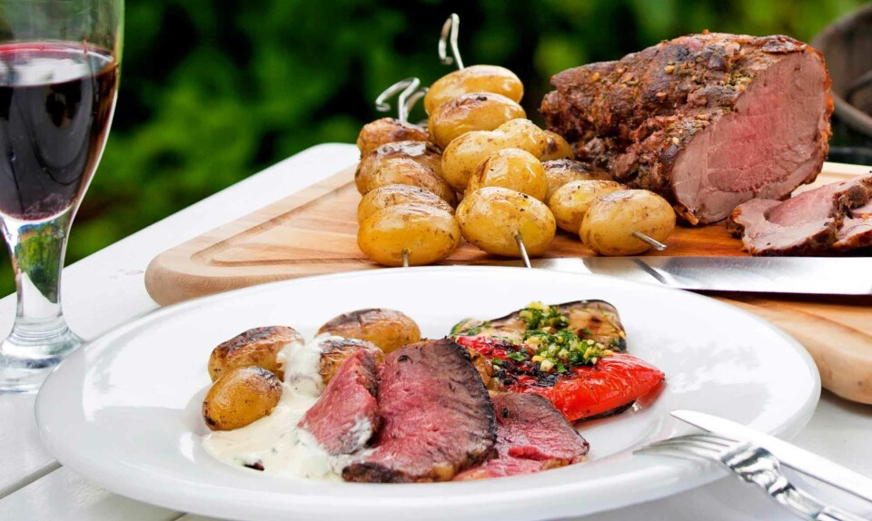 Lammekølle på grill