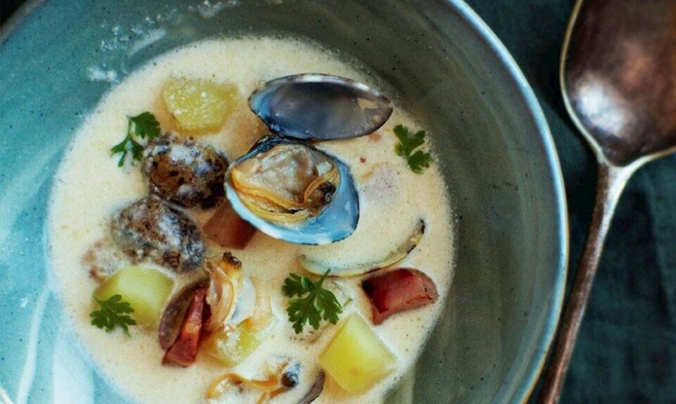 Opskrift på chowder med muslinger
