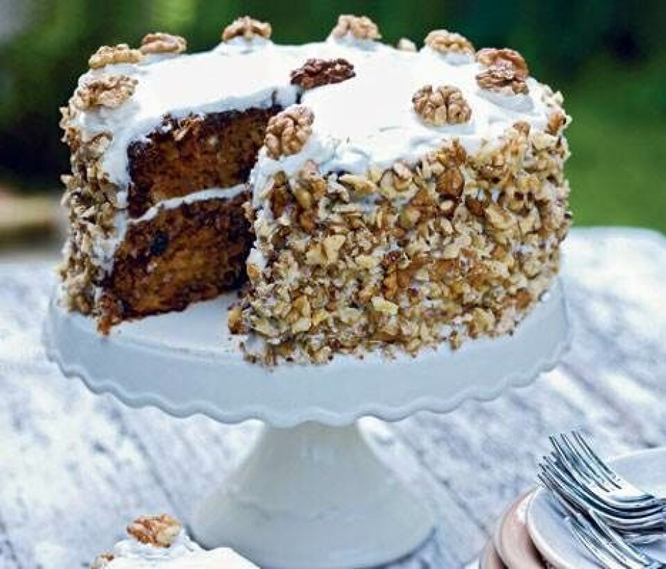 Billede 1 - Gulerodskage med cream cheese frosting (carrot cake)