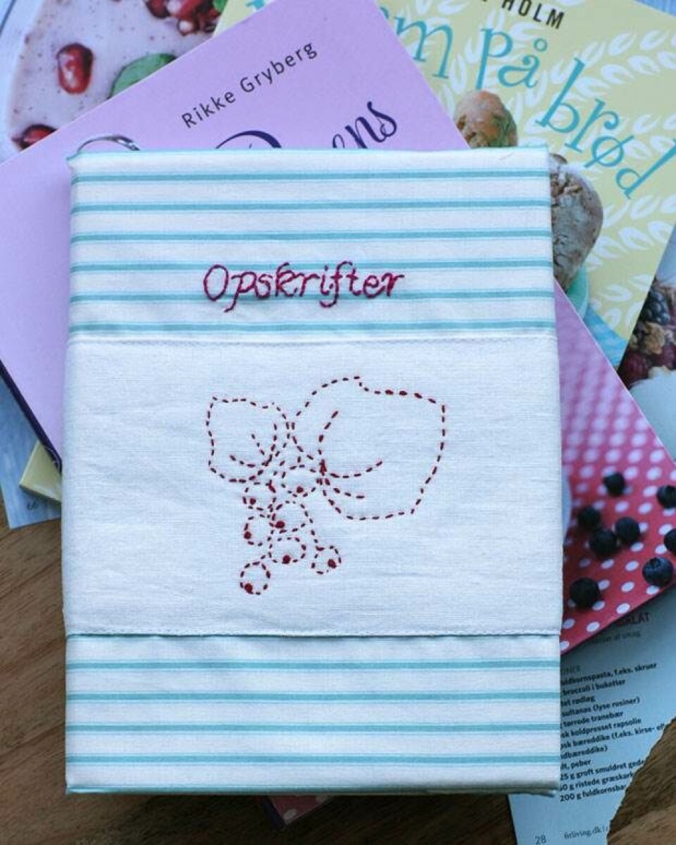 Fin syltebog med broderi fra Hendes Verden