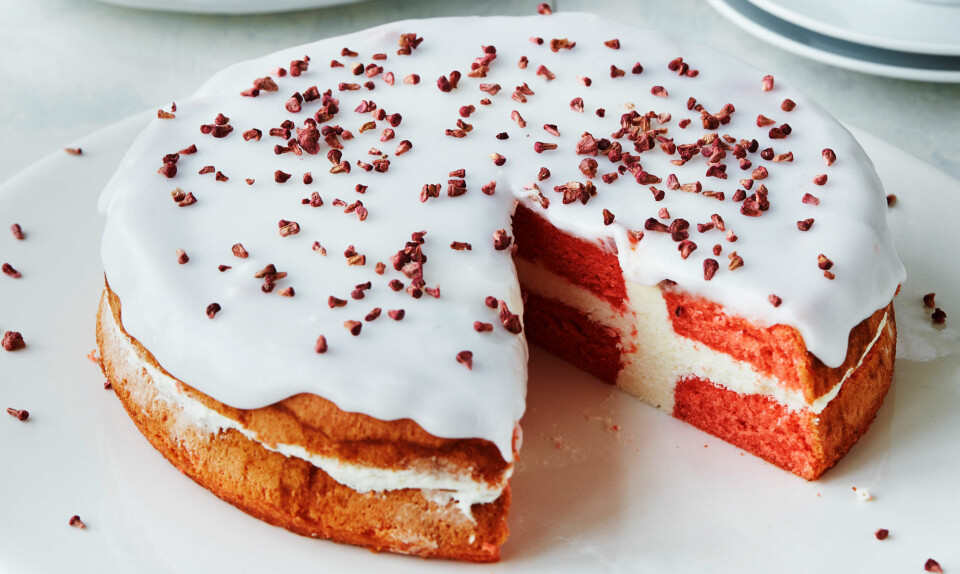 Flaglagkage med rom-smørcreme