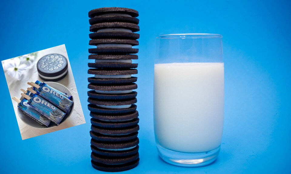 Ispinde med mælk og Oreos