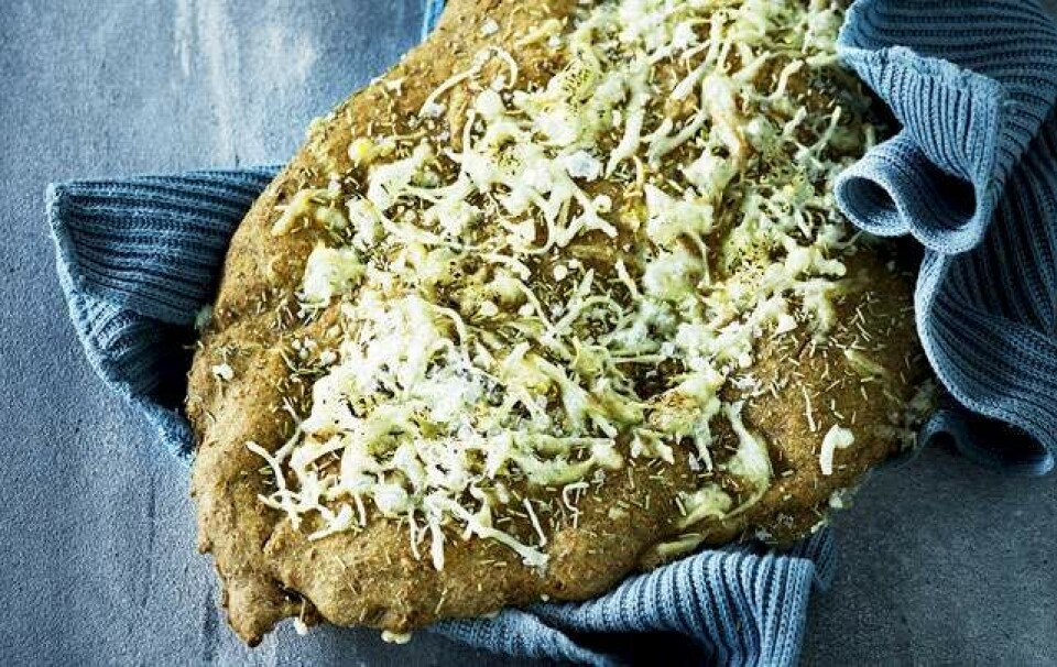 Madbrød med ostetopping