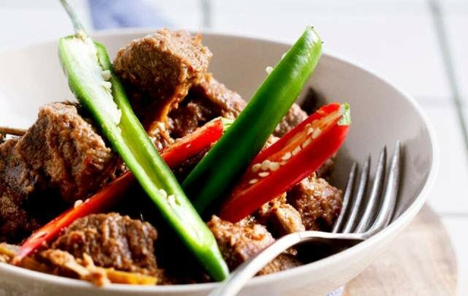 Opskrift på indonesisk ret: Spicy beef