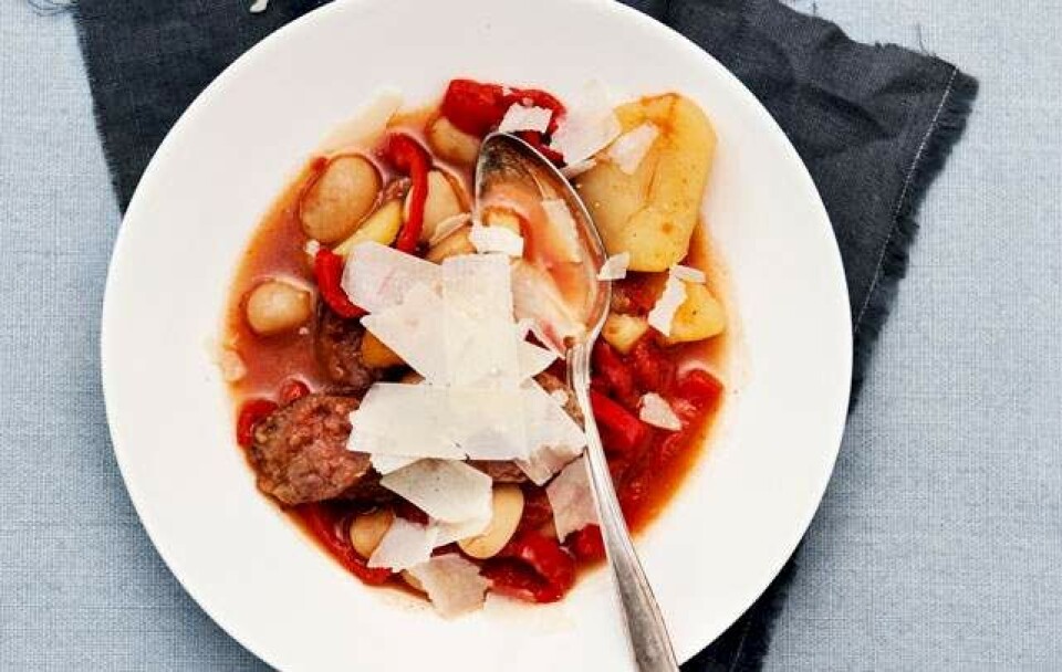 Italiensk bønnegryde opskrift