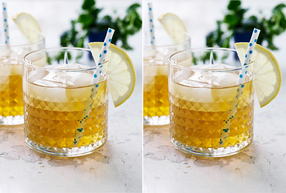 Sådan laver du en cocktail med iste: Skøn te- & citroncocktail