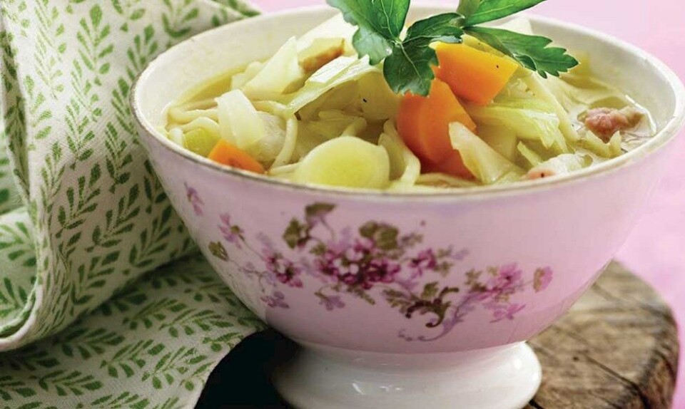 Hvidkålssuppe opskrift