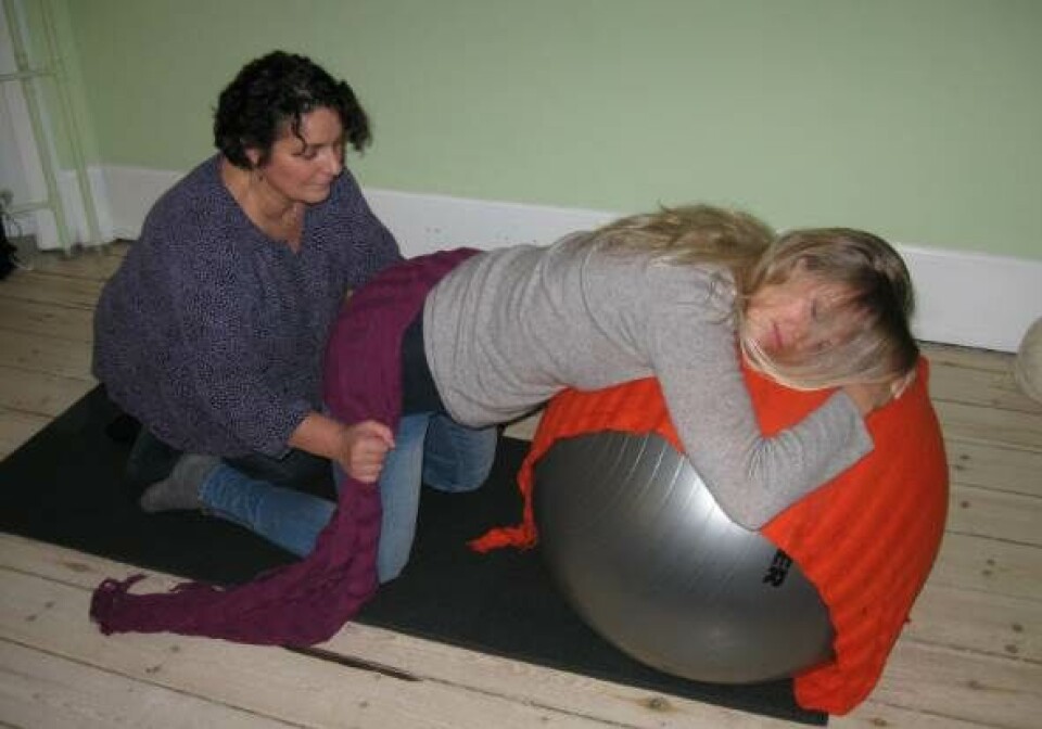 Tørklæde massage er et hit