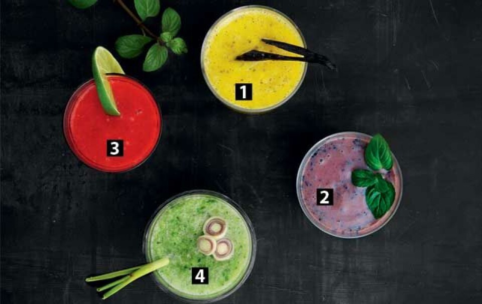 4 sunde vitamin shots med masser af energi