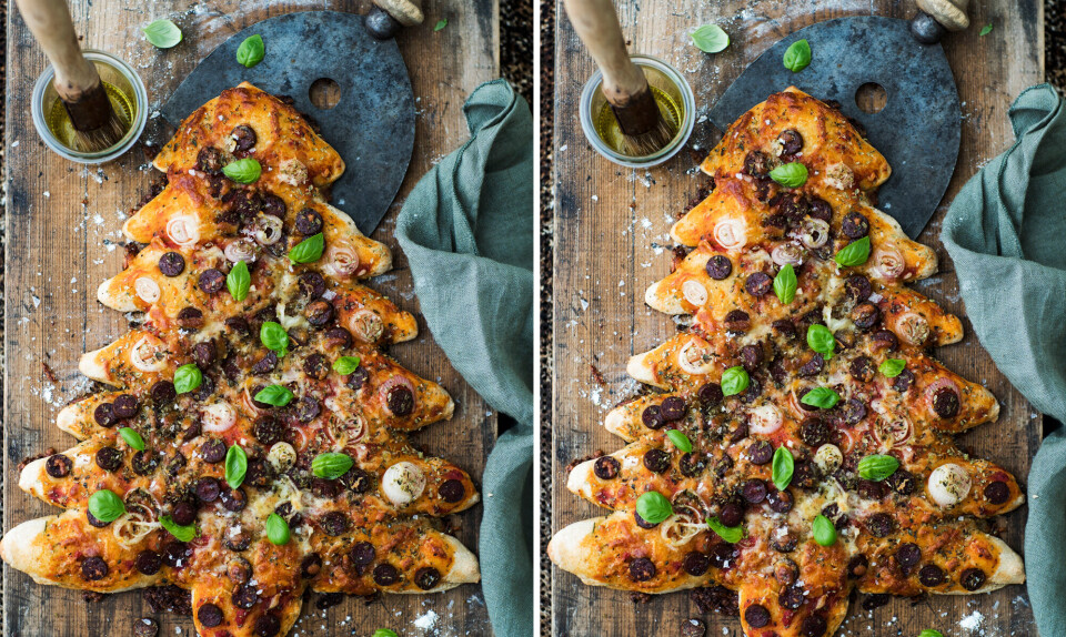 Nem aftensmad: Skøn julepizza