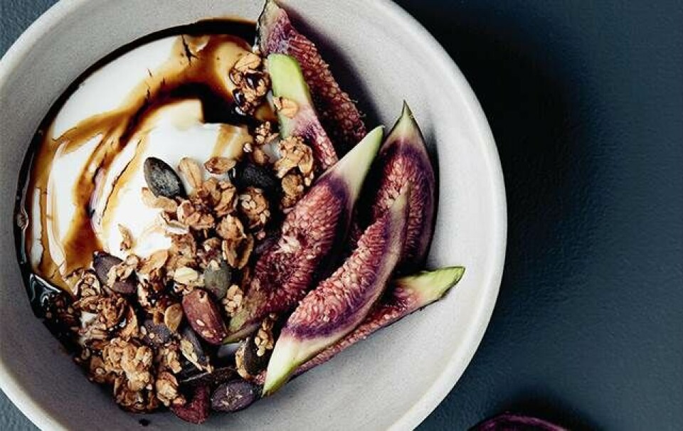 dessert med skyr og figen