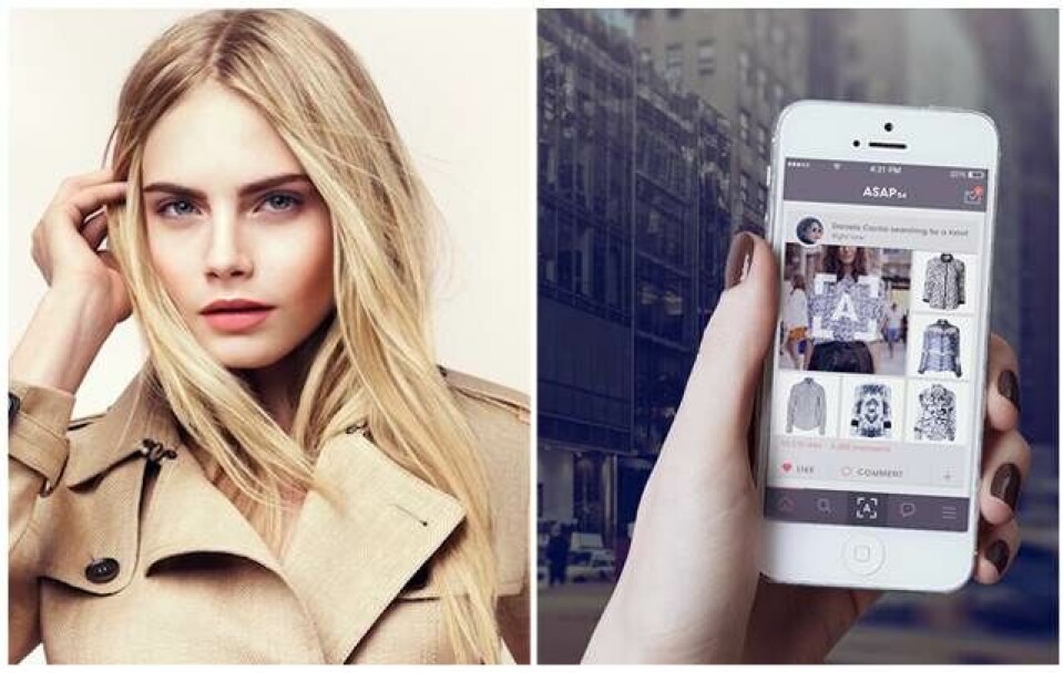 ASAP54 - Ny app lader dig shoppe stilen fra dine inspirationsbilleder, og Cara Delevingne er allerede fan