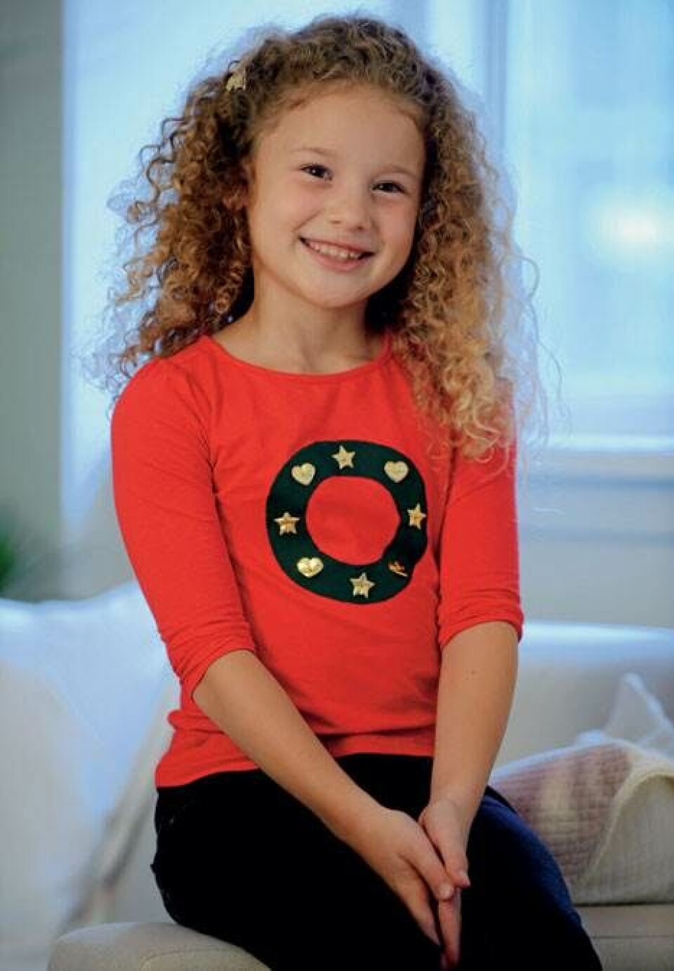 Sy en fin julekrans på juletøjet fra Hjemmet