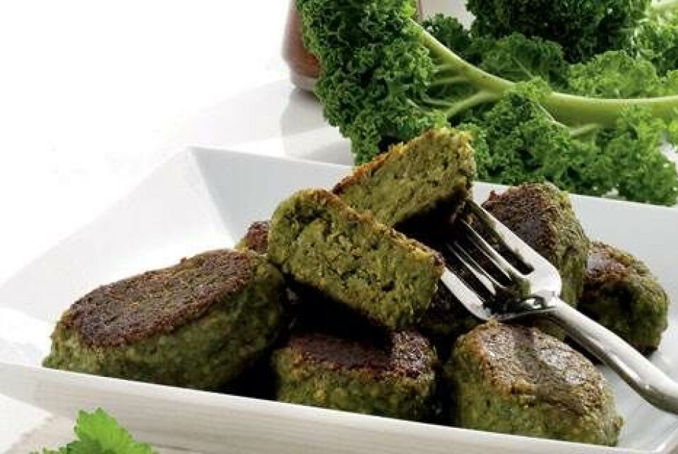 Grønkålsfrikadeller