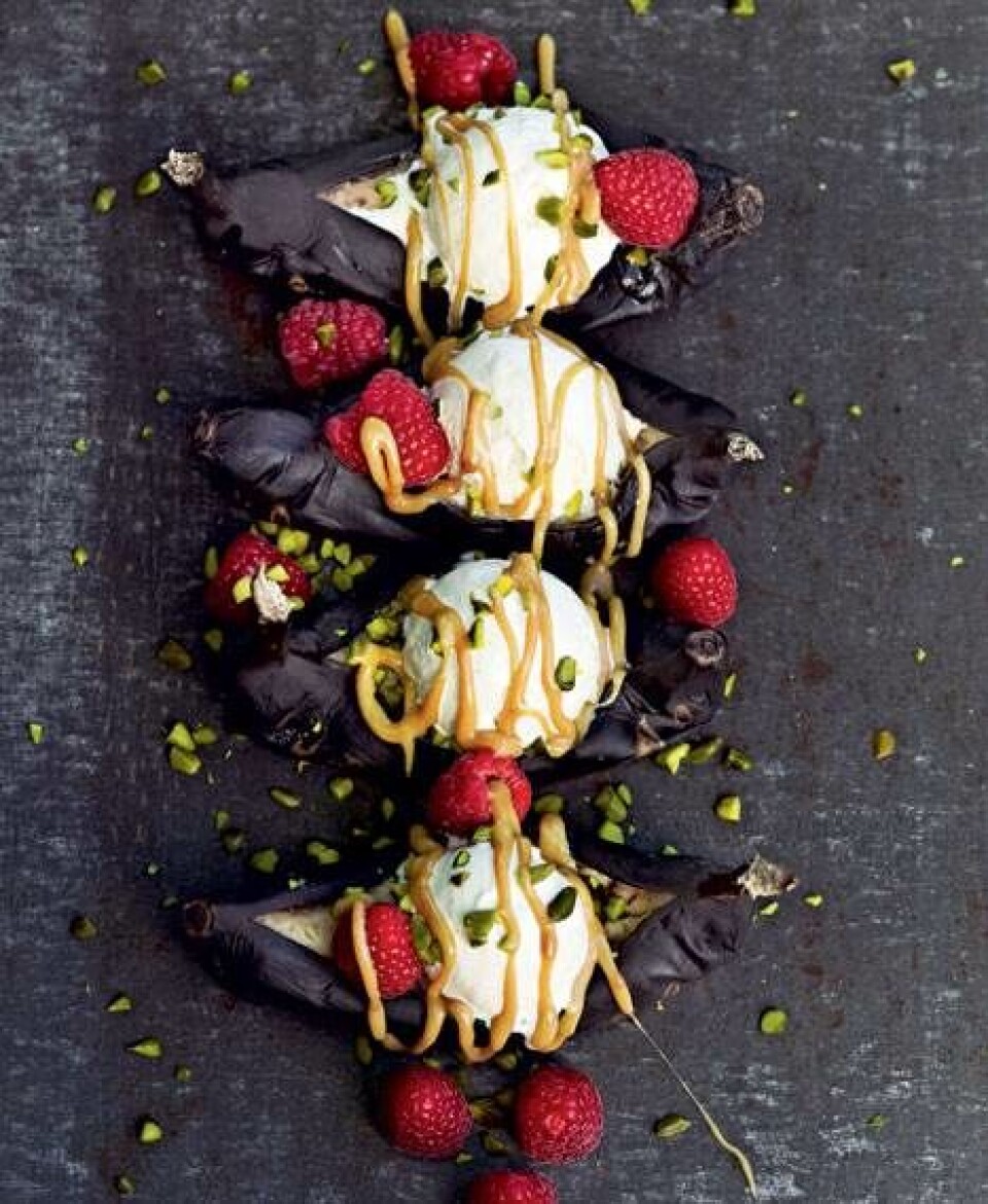 Grillet bananasplit