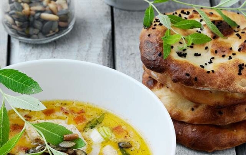 tyrkiske brød til suppe