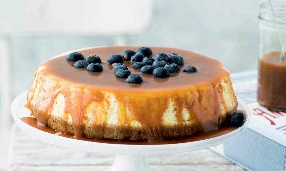 Cheesecake med salt karamel