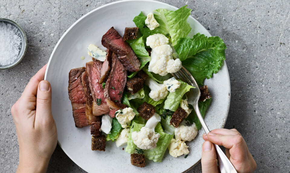 Steak-salat