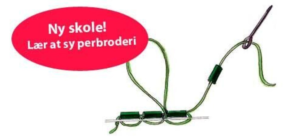 Lær at sy perlebroderi fra Hendes Verden