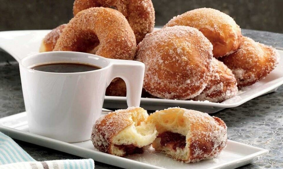 Hjemmelavede berlinere og doughnuts