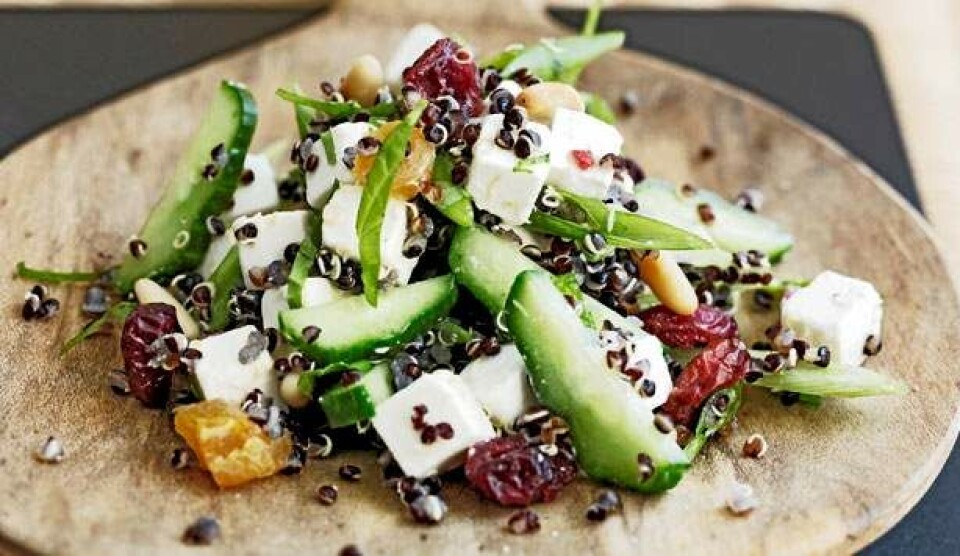 Opskrift på taboulehsalat med sort quinoa