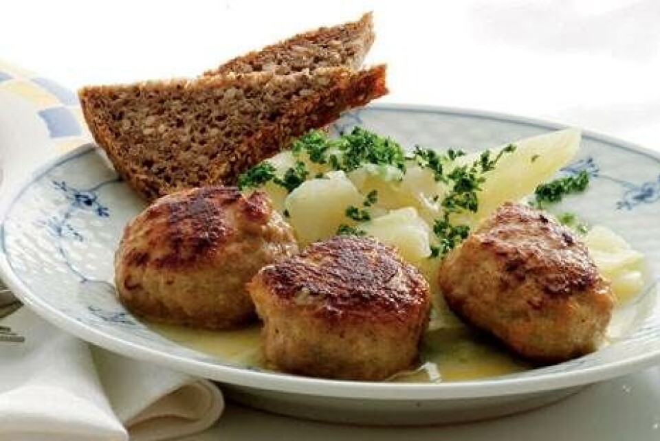 Danske og svenske frikadeller