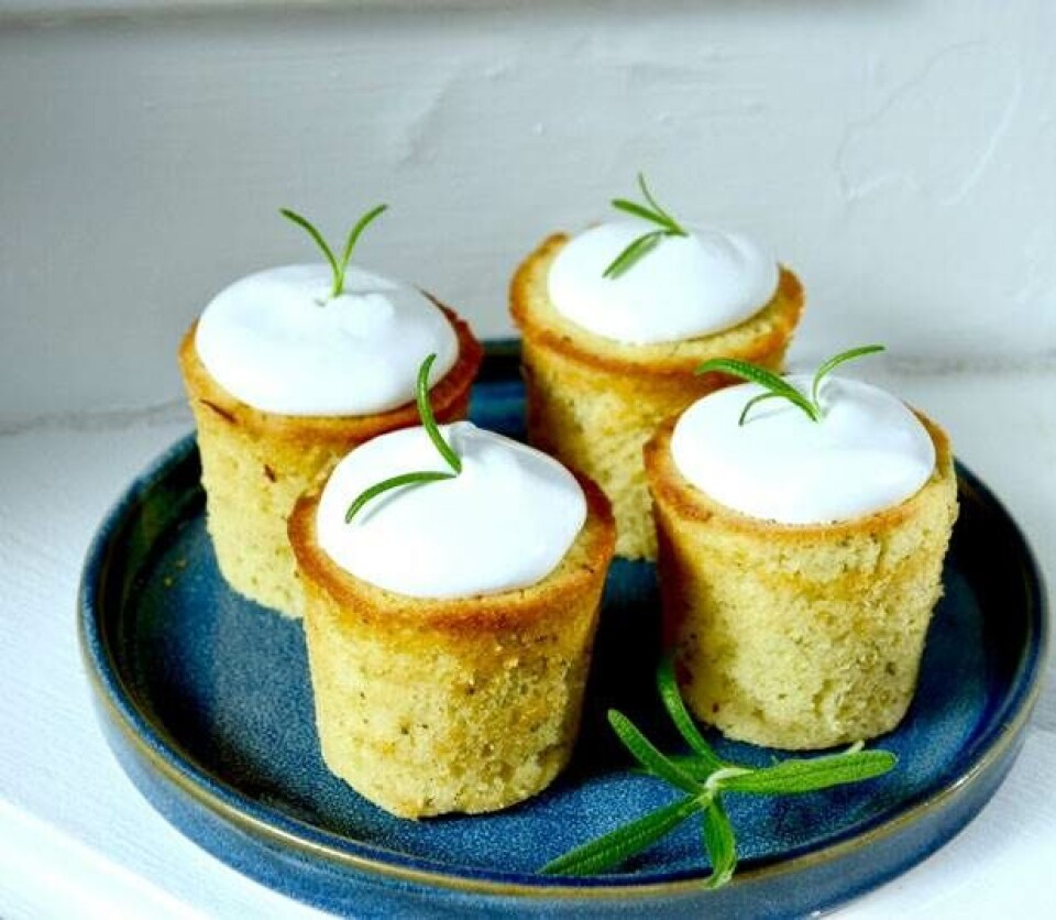 Citronmuffins med rosmarin fra Hjemmet