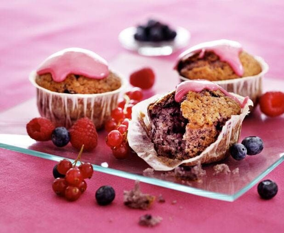 Blåbærmuffins