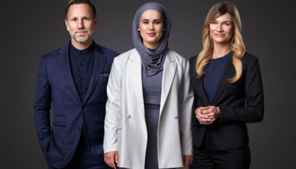 Peter Jihde, Iman Meskini og Rikke Gøransson er igen værterne for 'Beat Diabetes – Kampen for livet’ (Foto: Viaplay Group)
