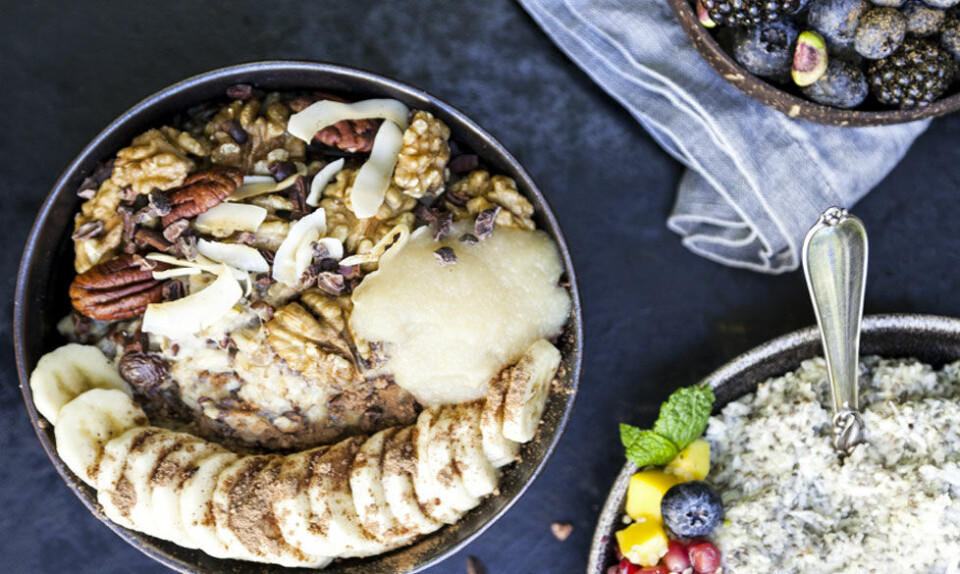 Vegansk grød til morgenmad