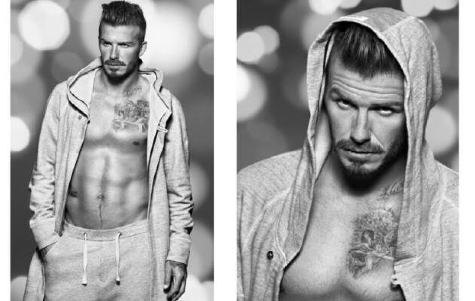 Beckham smider tøjet til jul
