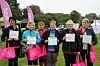 Kvinder i alle aldre løb for kolleger, veninder og familiemedlemmer til ALT for damernes Støt Brysterne Løbet 2014.