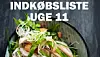 Ugemenu: Se indkøbslisten til uge 11