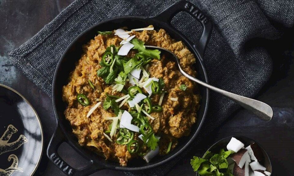 Opskrift på lam i karry