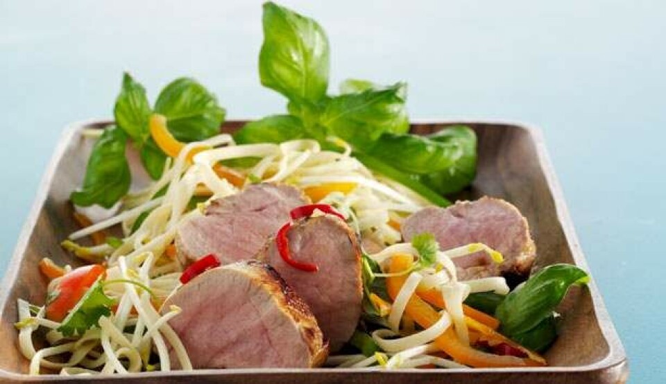 Opskrift på thai-mørbrad