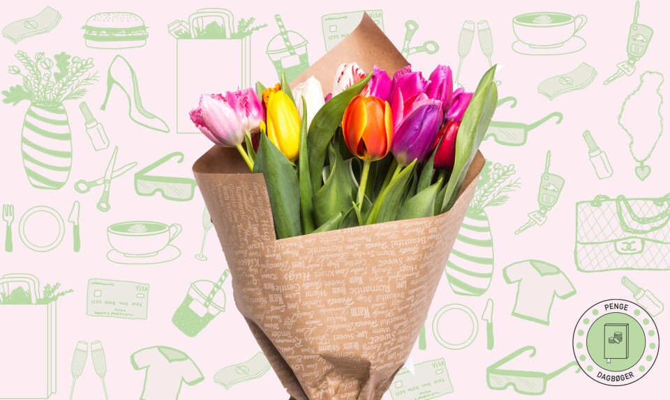 Pengedagbog blomster