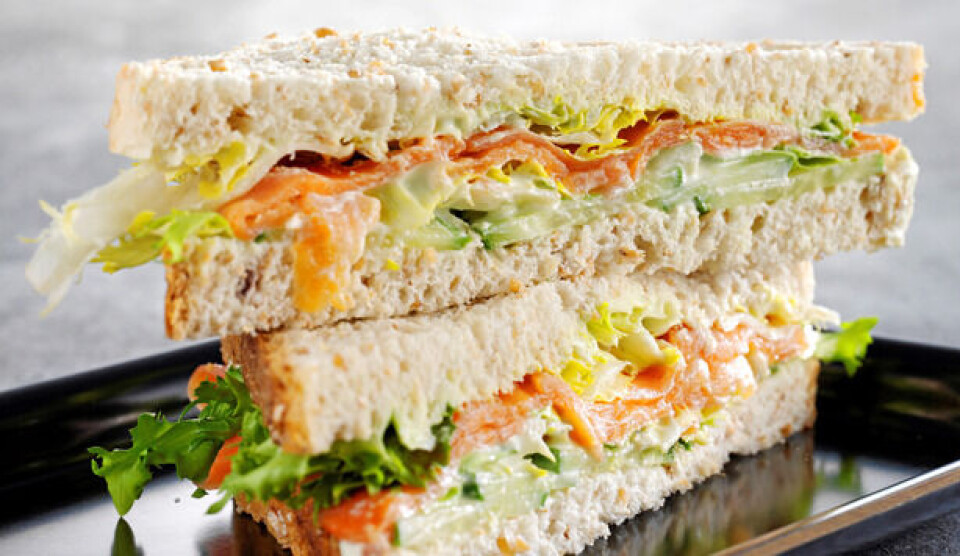 Opskrift på laksesandwich