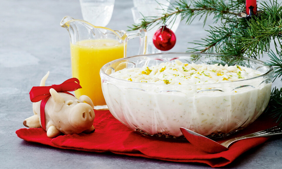 Risalamande med citrus & Grand Marnier Risalamande med citrussovs