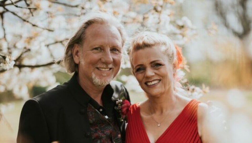 Steen og Mette til deres bryllup i 'Gift ved første blik'. (Foto: Theis Mortensen / DR)