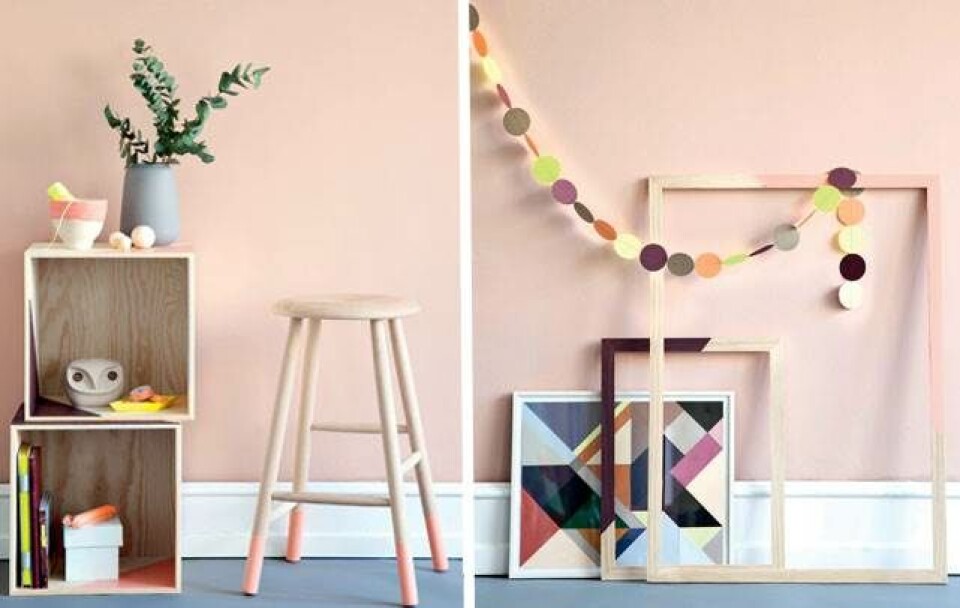 Forny med maling: Fersken & blomme