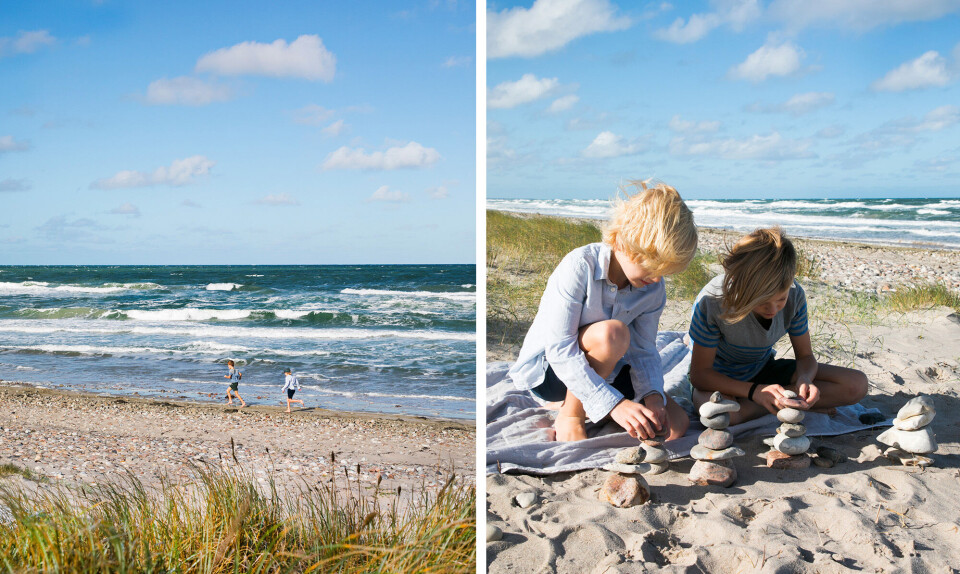 børnevenlige strande Danmark