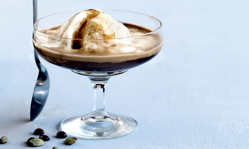 Italiensk iskaffe - affogato