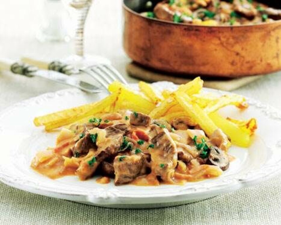 Bøf stroganoff