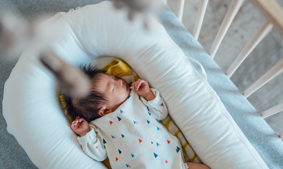Baby in babynest